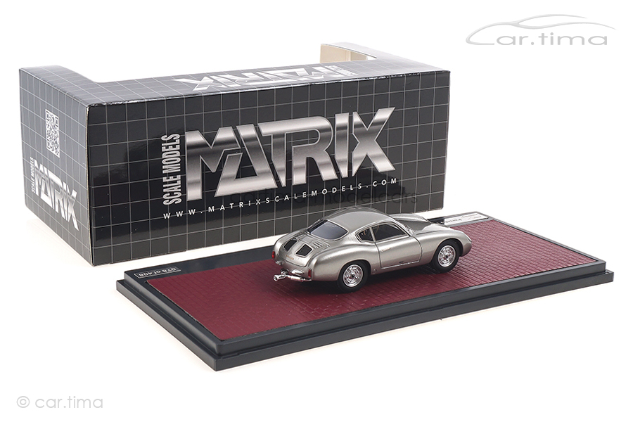Porsche 356 Zagato Carrera Coupe silber Matrix 1:43 MX51607-041 Porsche 356 Zagato Carrera Coupe silber Matrix 1:43 MX51607-041
