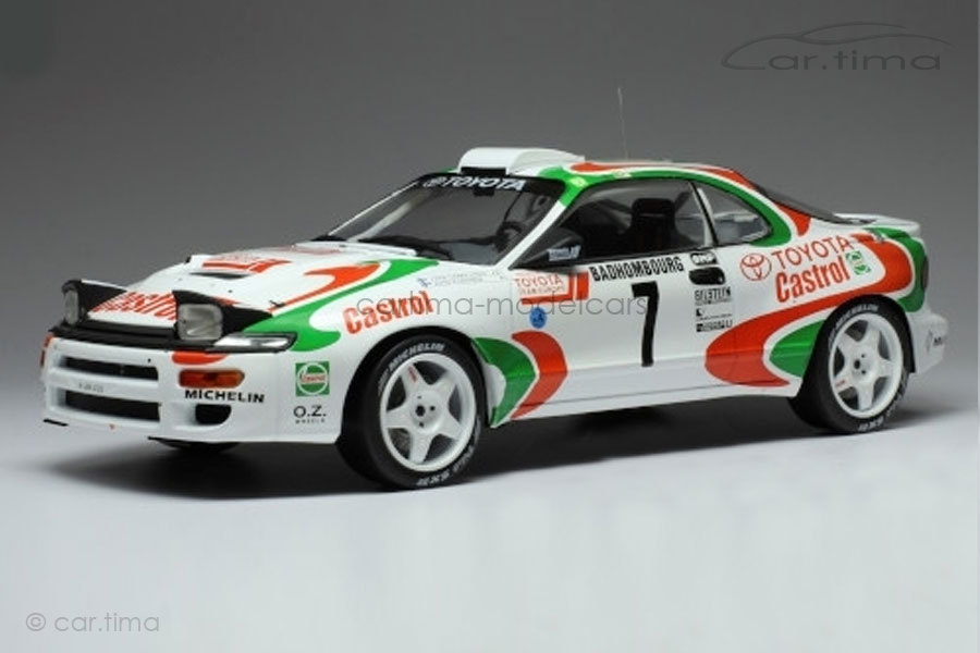 Toyota Celica ST185 Rallye Monte Carlo 1993 Kankkunen/Pironen IXO 1:18 18RMC041B Toyota Celica ST185 Rallye Monte Carlo 1993 Kankkunen/Pironen IXO 1:18 18RMC041B