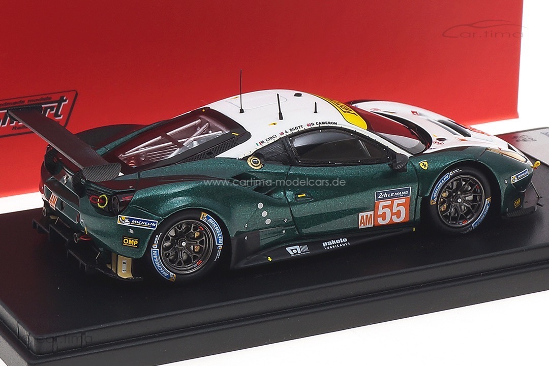 Ferrari 488 GTE 24h Le Mans 2017 Cameron/Cioci/Scott LookSmart 1:43 LSLM070 Ferrari 488 GTE 24h Le Mans 2017 Cameron/Cioci/Scott LookSmart 1:43 LSLM070