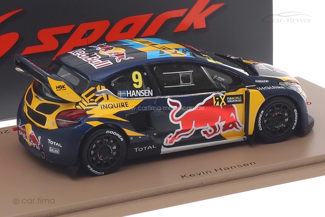 Peugeot 208 WRX World RX Spanien 2020 Kevin Hansen Spark 1:43 S7881 Peugeot 208 WRX World RX Spanien 2020 Kevin Hansen Spark 1:43 S7881