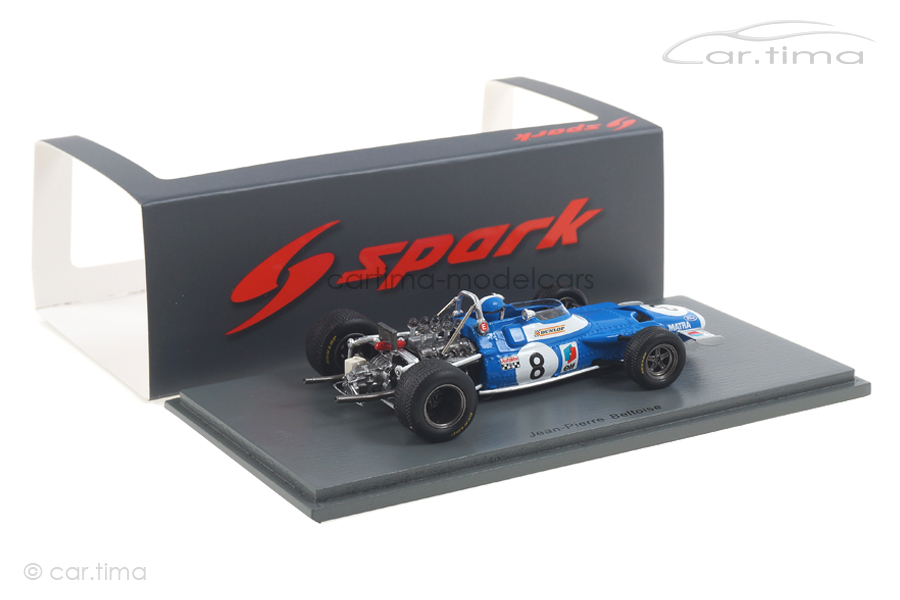 Matra MS80 GP Monaco 1969 Jean-Pierre Beltoise Spark 1:43 S7188 Matra MS80 GP Monaco 1969 Jean-Pierre Beltoise Spark 1:43 S7188