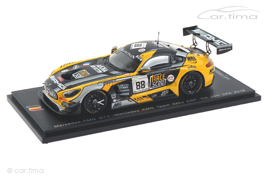 Mercedes-AMG GT3 24h Spa 2018 Marciello/Juncadella/Vautier Spark 1:43 SB206