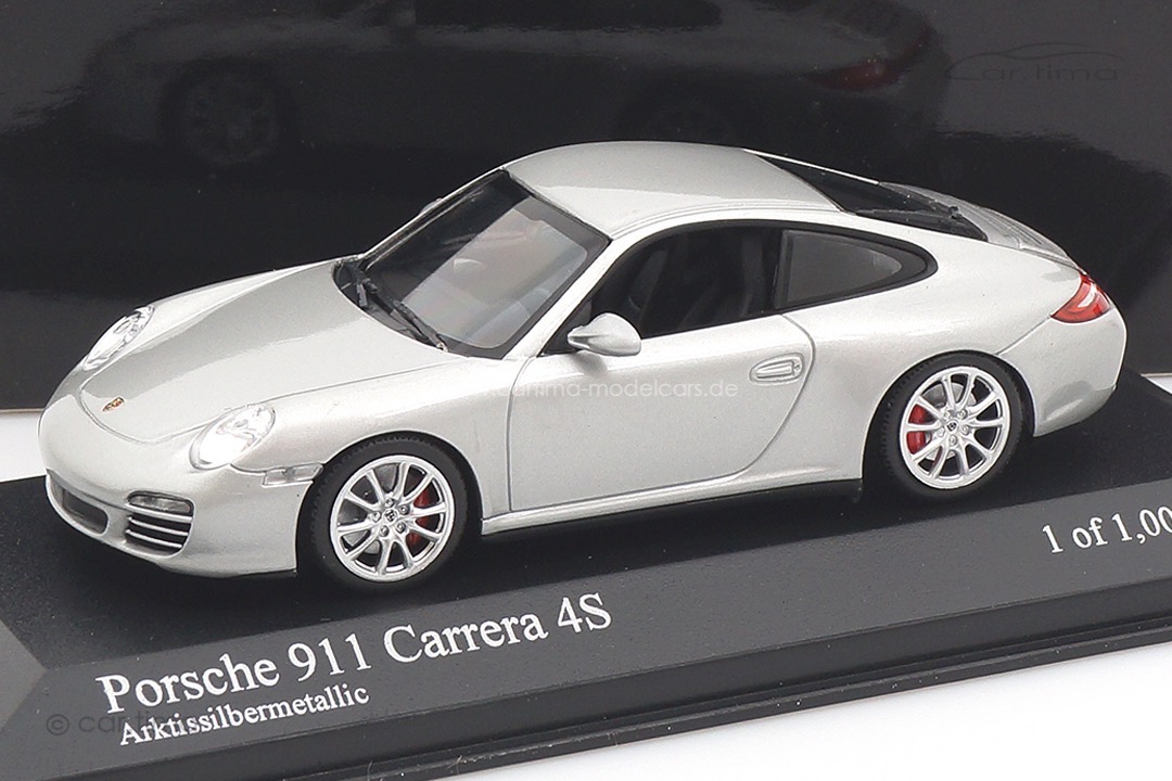 Porsche 911 (997 II) Carrera 4S Artkissilber Minichamps 1:43 400066421