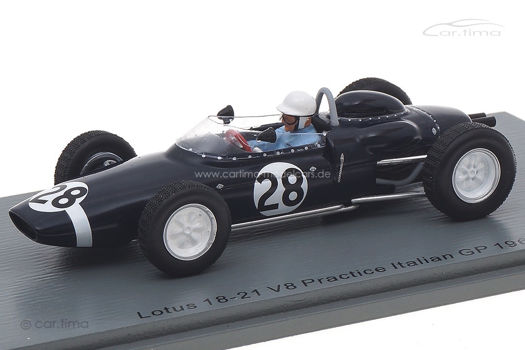 Lotus 18-21 V8 Training GP Italien 1961 Stirling Moss Spark 1:43 S7448 Lotus 18-21 V8 Training GP Italien 1961 Stirling Moss Spark 1:43 S7448