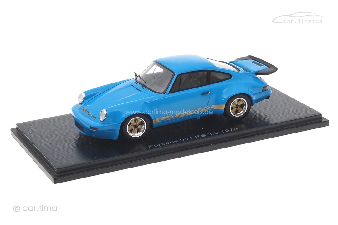 Porsche 911 RS 3.0 blau Spark 1:43 S7640