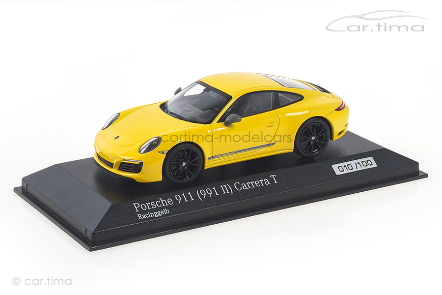 Porsche 911 (991 II) Carrera T Racinggelb/Rad schwarz Minichamps 1:43 CA04319001B Porsche 911 (991 II) Carrera T Racinggelb/Rad schwarz Minichamps 1:43 CA04319001B