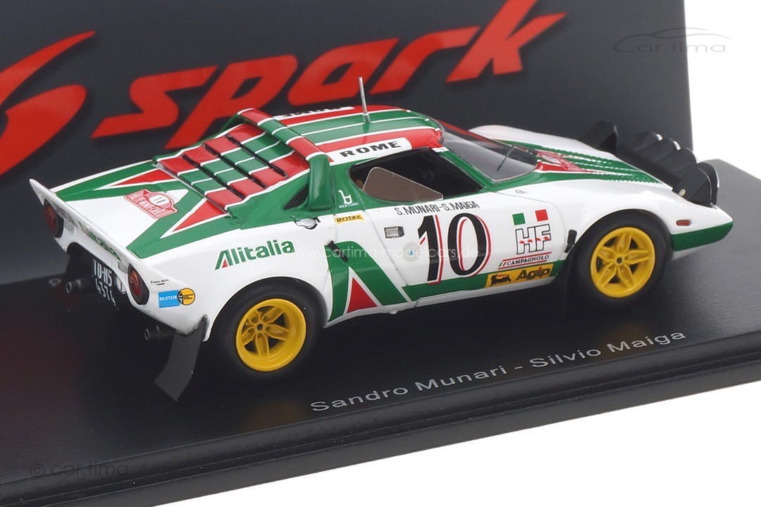 Lancia Stratos HF Rally Monte Carlo 1976 Munari/Maiga Spark 1:43 S9082