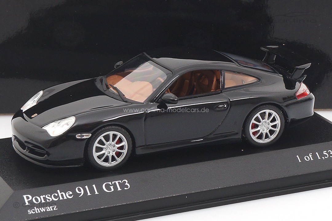 Porsche 911 (996) GT3 Schwarz Minichamps 1:43 400062024
