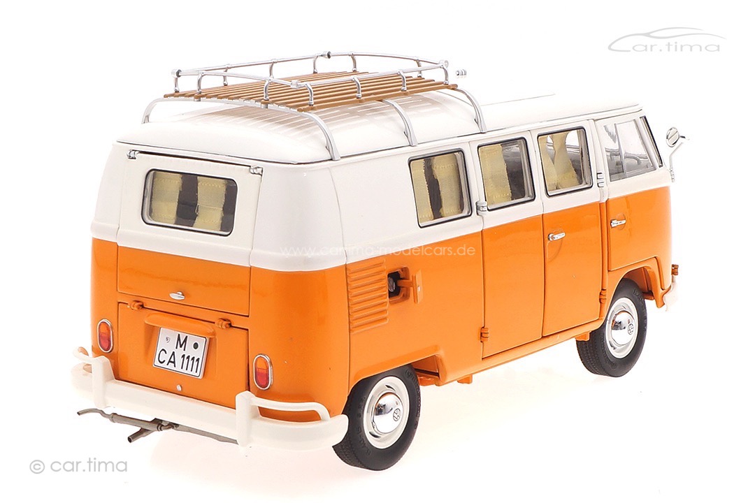 Volkswagen T1 Campingbus weiß/orange Schuco 1:18 450060600