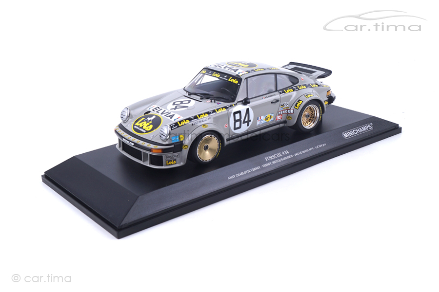 Porsche 934 Winner 24h Le Mans 1979 Charlotte Verney/Metge Minichamps 1:18 155796484 Porsche 934 Winner 24h Le Mans 1979 Charlotte Verney/Metge Minichamps 1:18 155796484