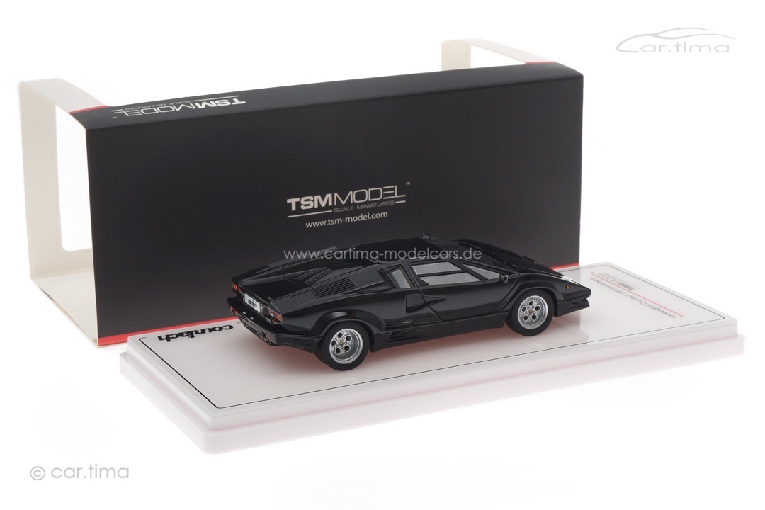 Lamborghini Countach 25th Anniversary Nero TSM 1:43 TSM430657 Lamborghini Countach 25th Anniversary Nero TSM 1:43 TSM430657