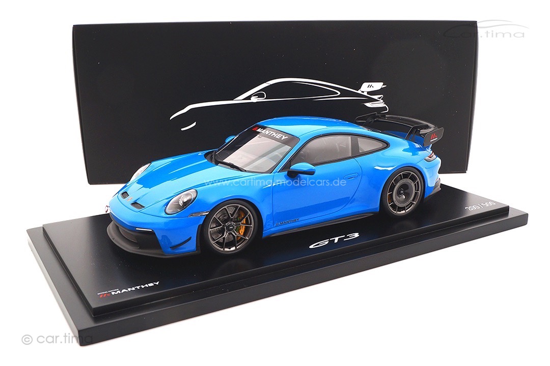 Porsche 911 (992) GT3 Manthey Kit Sharkblue Spark 1:18 WAP0213020TGT3