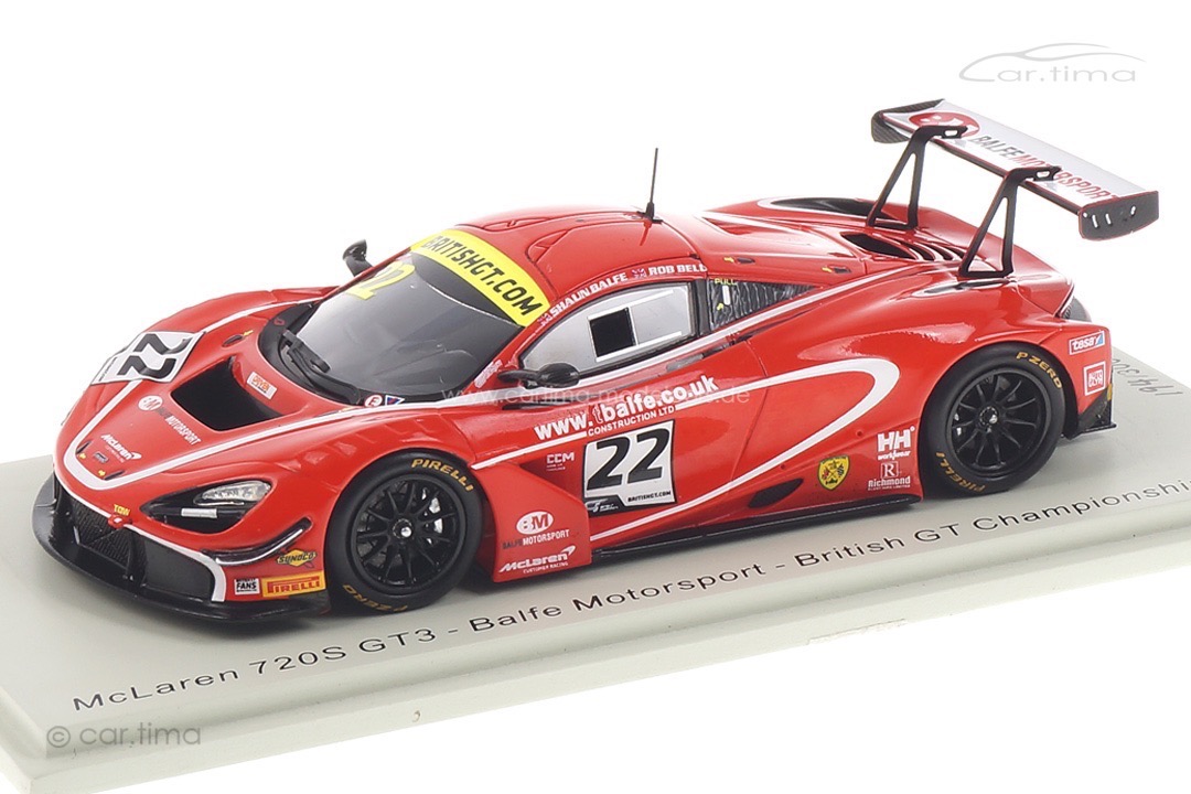 McLaren 720S GT3 British GT Championship 2019 Balfe/Bell Spark 1:43 UK005 McLaren 720S GT3 British GT Championship 2019 Balfe/Bell Spark 1:43 UK005