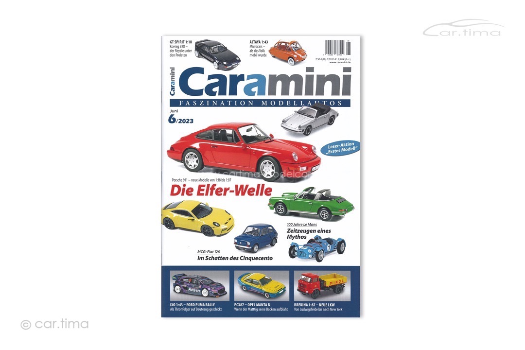 Zeitschrift/Magazine Caramini Faszination Modellautos 06/2023 Expromo Verlag