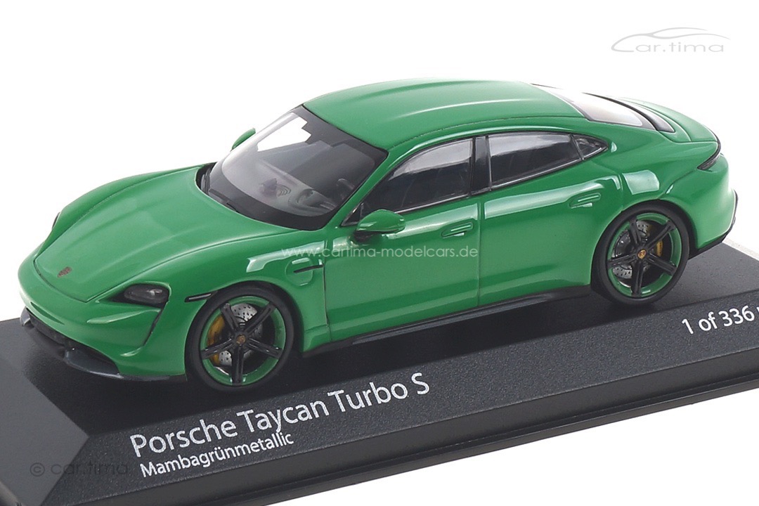 Porsche Taycan Turbo S grün Minichamps 1:43 410068471 Porsche Taycan Turbo S grün Minichamps 1:43 410068471