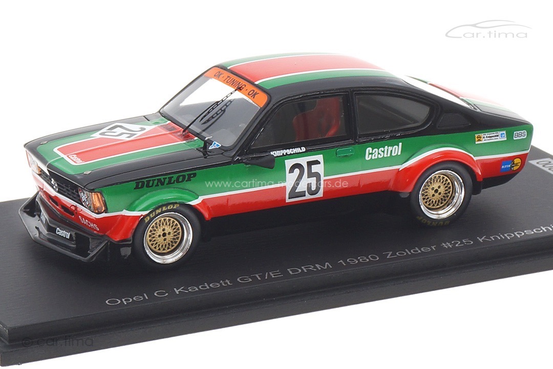 Opel Kadett C GT/E DRM Zolder 1980 Günther Knippschild Spark 1:43 MAD013 Opel Kadett C GT/E DRM Zolder 1980 Günther Knippschild Spark 1:43 MAD013