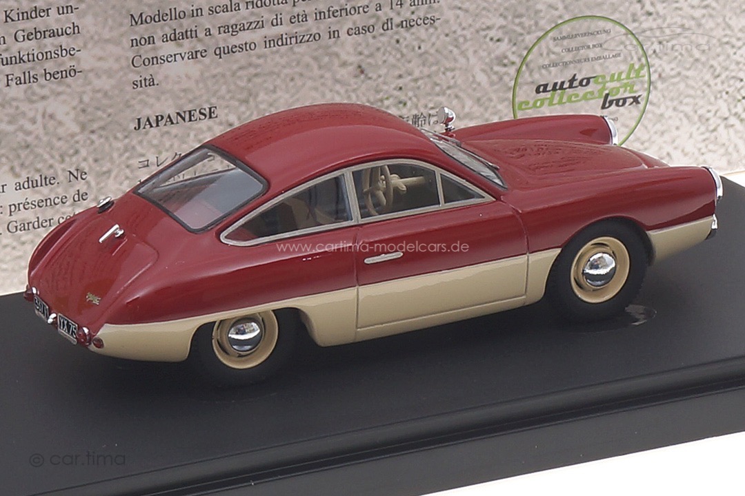 Panhard X87 Dolomites 1953 rot/beige Autocult 1:43 02028 Panhard X87 Dolomites 1953 rot/beige Autocult 1:43 02028