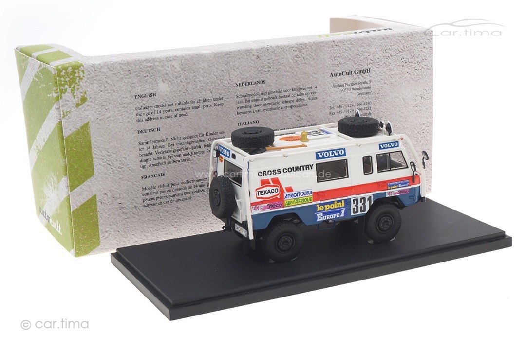 Volvo C-303 Paris-Dakar 1983 weiß/rot/blau autocult 1:43 07022