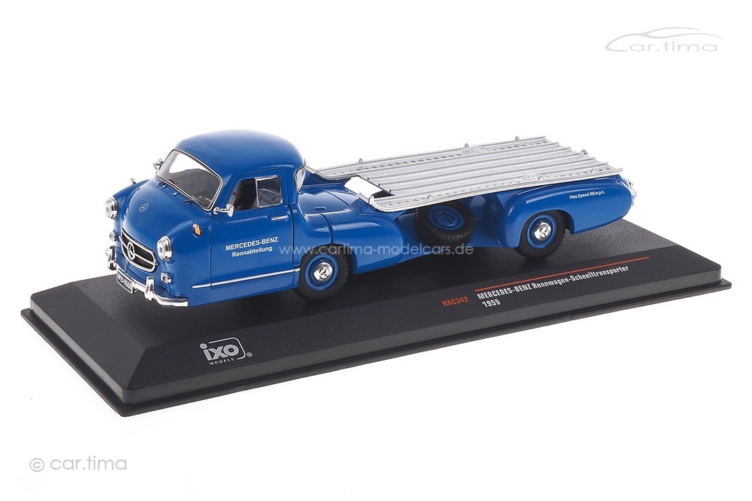 Mercedes Renntransporter "Blaues Wunder" 1955 IXO 1:43 RAC342 Mercedes Renntransporter "Blaues Wunder" 1955 IXO 1:43 RAC342