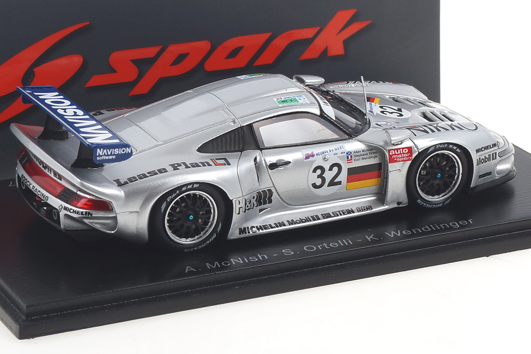 Porsche 911 GT1 24h Le Mans 1997 McNish/Ortelli/Wendlinger Spark 1:43 S5608