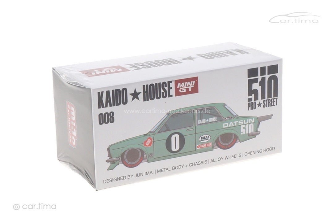 Datsun 510 Pro Street SK510 Kaido House grün MINI GT 1:64 KHMG008