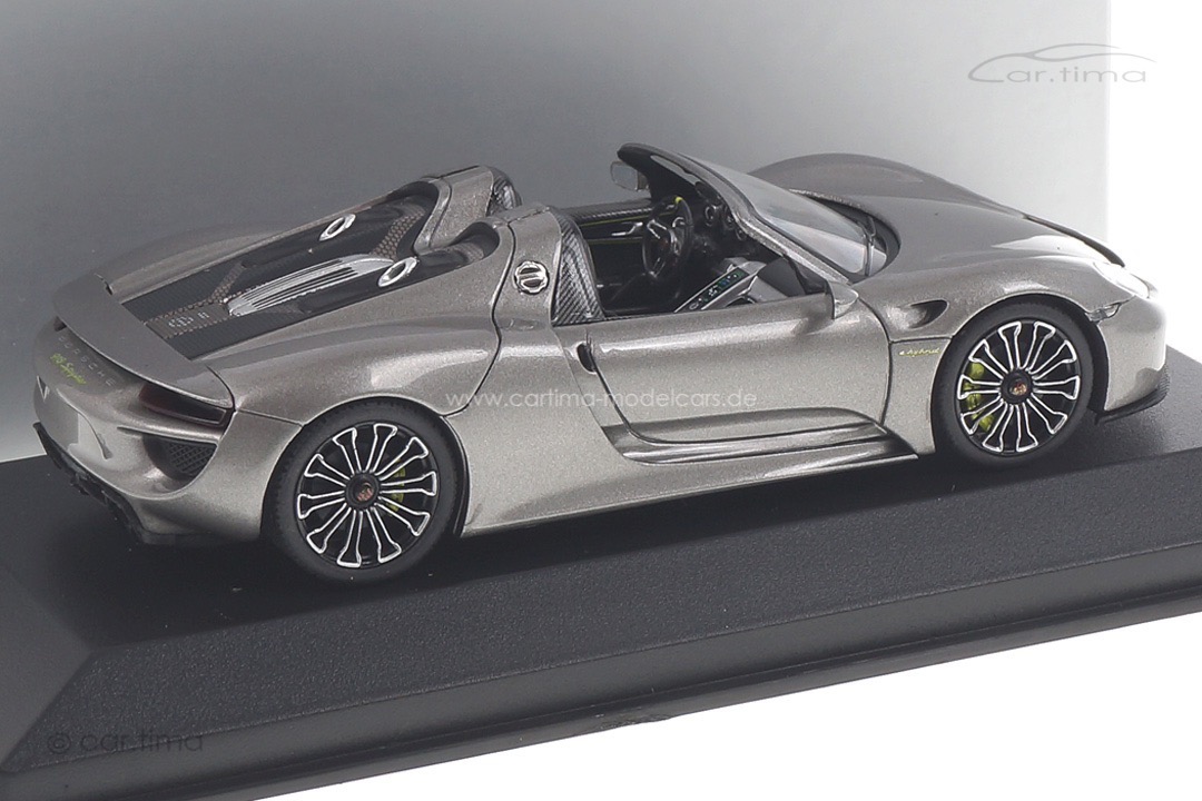 Porsche 918 Spyder Liquid metal silber Minichamps 1:43 WAP0201000E Porsche 918 Spyder Liquid metal silber Minichamps 1:43 WAP0201000E