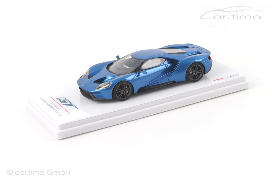 Ford GT Detroit Motor Show 2015 blau TSM 1:43 TSM154375 Ford GT Detroit Motor Show 2015 blau TSM 1:43 TSM154375