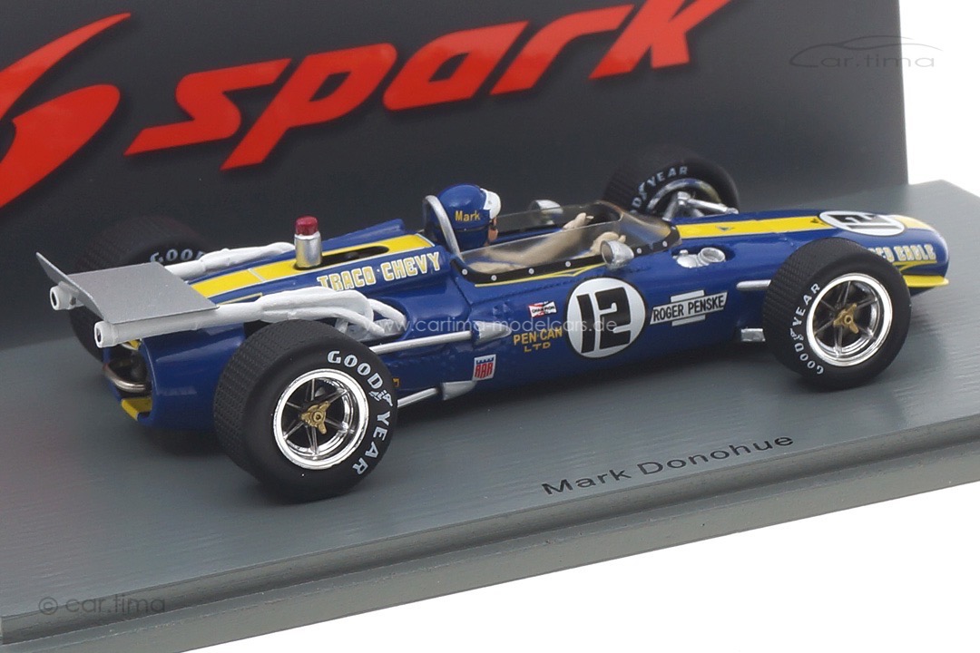 Eagle MK4 Riverside 1968 Mark Donohue Spark 1:43 S4260 Eagle MK4 Riverside 1968 Mark Donohue Spark 1:43 S4260