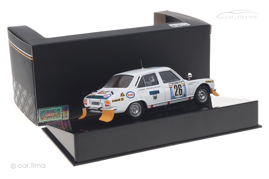 Peugeot 504 Safari Rallye 1975 Andersson/Hertz IXO 1:43 RAC164 Peugeot 504 Safari Rallye 1975 Andersson/Hertz IXO 1:43 RAC164