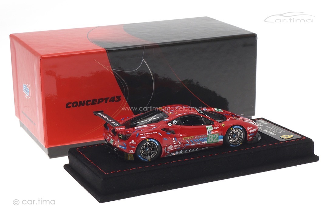 Ferrari 488 GTE Evo 24h Le Mans 2020 Bourdais/Gounon/Pla BBR 1:43 BBRC254 Ferrari 488 GTE Evo 24h Le Mans 2020 Bourdais/Gounon/Pla BBR 1:43 BBRC254