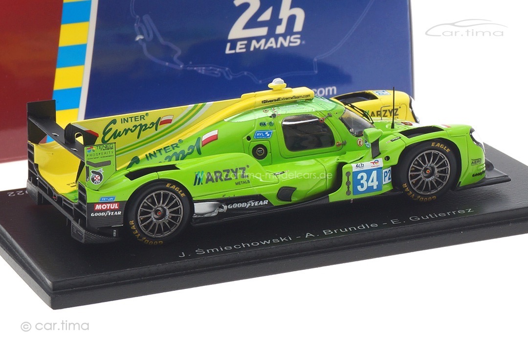 Oreca 07-Gibson 24h Le Mans 2022 Smiechowski/Brundle/Gutierrez Spark 1:43 S8630 Oreca 07-Gibson 24h Le Mans 2022 Smiechowski/Brundle/Gutierrez Spark 1:43 S8630