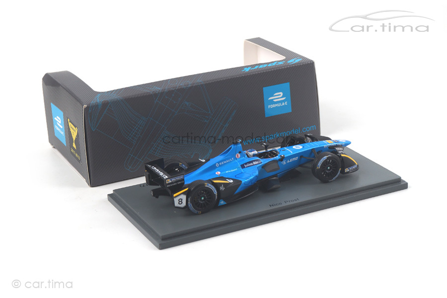 Renault e.dams Z.E. 16 Formula E Hong Kong 2016-2017 Nico Prost Spark 1:43 S5921 Renault e.dams Z.E. 16 Formula E Hong Kong 2016-2017 Nico Prost Spark 1:43 S5921