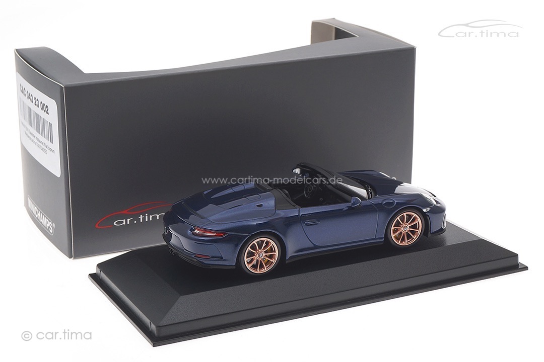 Porsche 911 (991) Speedster Irisblaumet./Rad cuprum Minichamps car.tima CUSTOMIZED 1:43 Porsche 911 (991) Speedster Irisblaumet./Rad cuprum Minichamps car.tima CUSTOMIZED 1:43