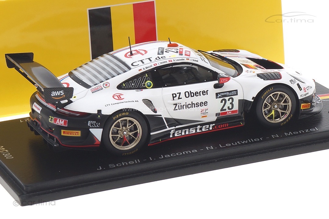 Porsche 911 GT3 R 24h Spa 2021 Schell/Jacoma/Leutwiler/Menzel Spark 1:43 SB461