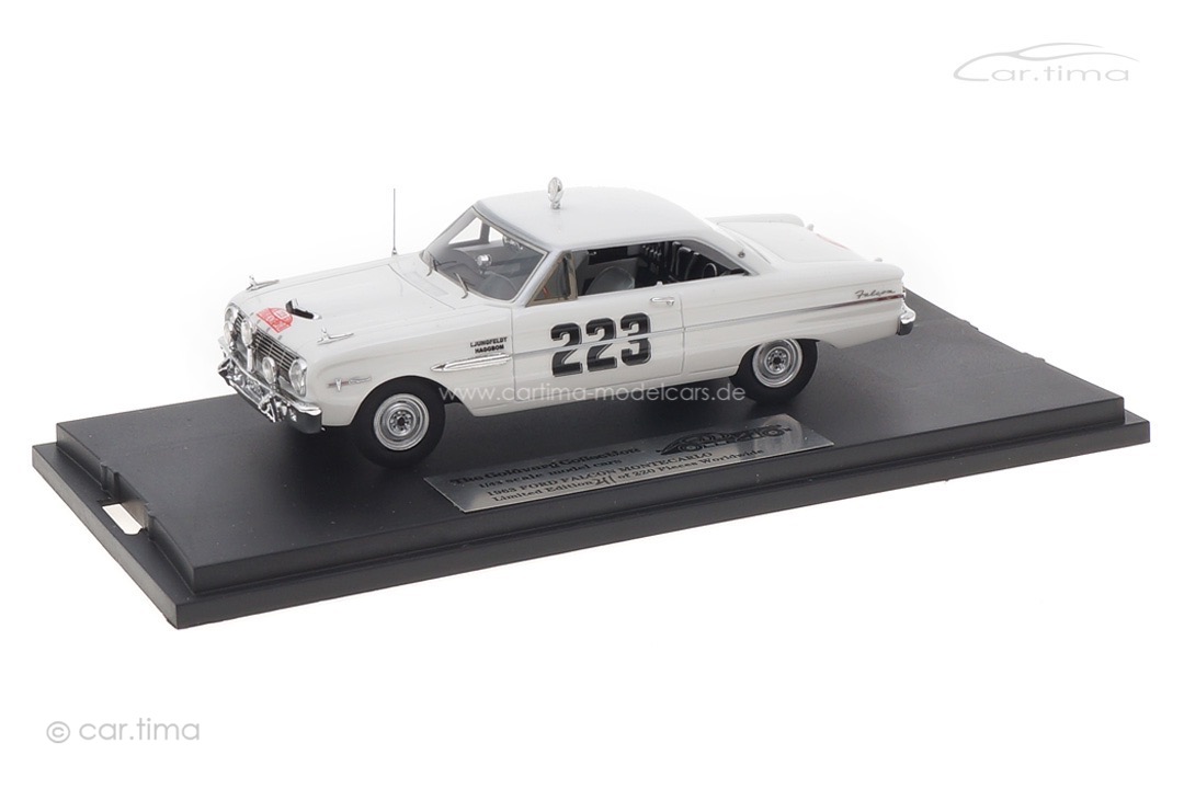 Ford Falcon Futura Rallye Monte Carlo 1963 Ljungfeldt/Sager Goldvarg 1:43 GC-032