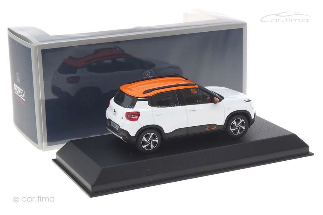 Citroën C3 Indian Market 2021 white/orange Norev 1:43 155221 Citroën C3 Indian Market 2021 white/orange Norev 1:43 155221