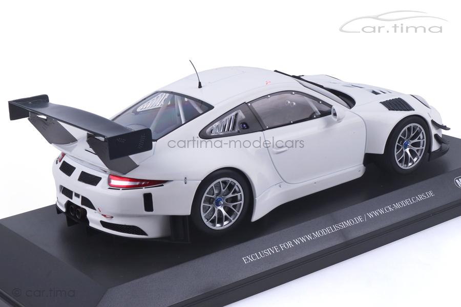 Porsche 911 (991) GT3 R Plain Body Version weiß Minichamps 1:18 153166000 Porsche 911 (991) GT3 R Plain Body Version weiß Minichamps 1:18 153166000