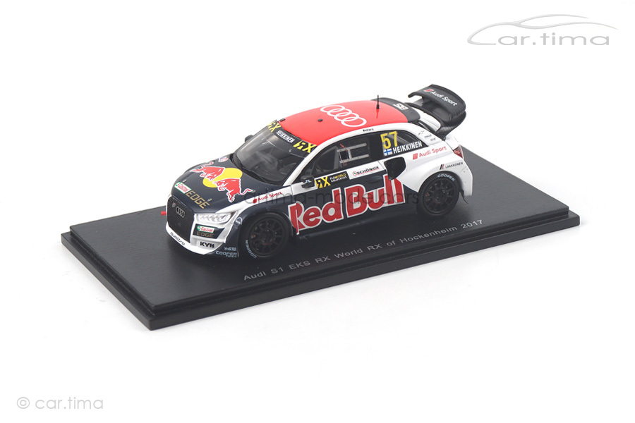 Audi S1 EKS RX World of RXof Hockenheim 2017 Toomas Heikkinen Spark 1:43 S5861