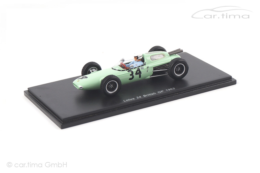 Lotus 24 GP Großbritannien 1962 Masten Gregory Spark 1:43 S2139 Lotus 24 GP Großbritannien 1962 Masten Gregory Spark 1:43 S2139