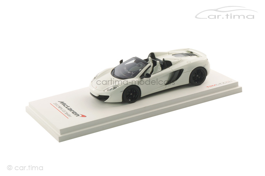 McLaren MP4-12C Spider (LHD) weiß TSM 1:43 TSM134335