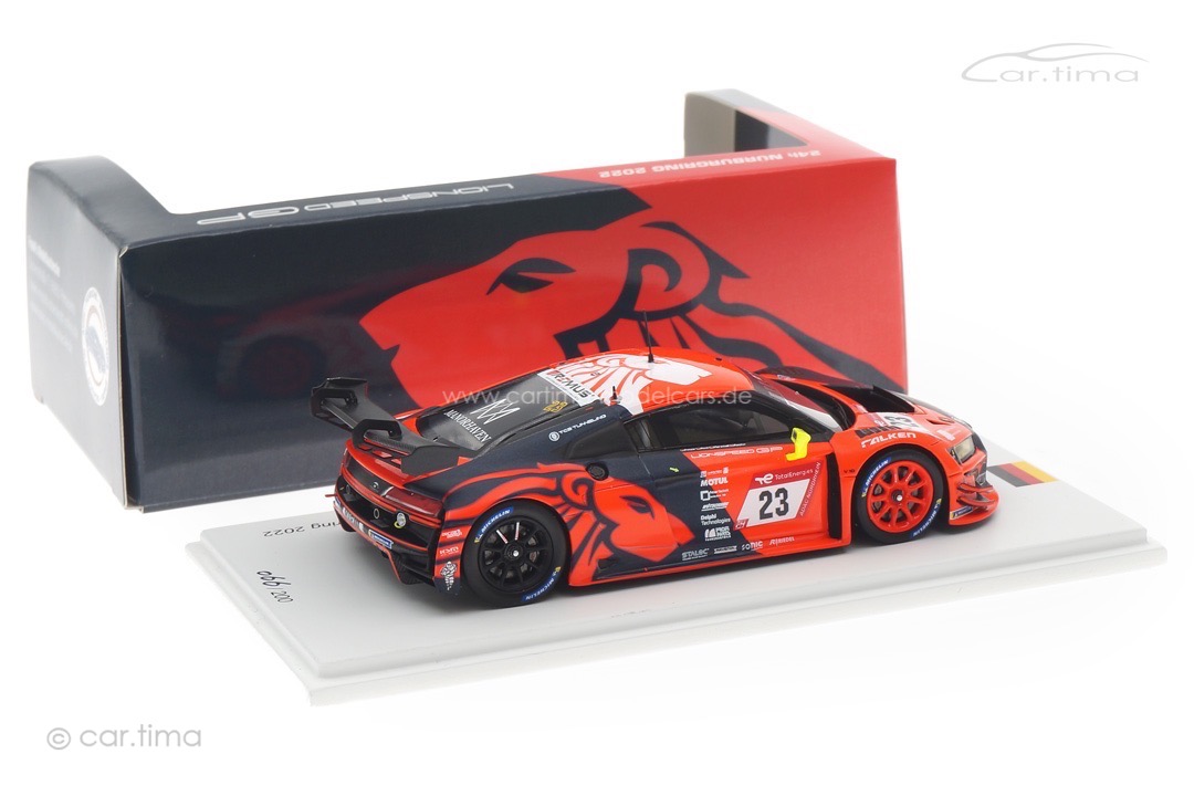Audi R8 LMS GT3 Evo II 24h Nürburgring 2022 Fetzer/Koch/Reicher/Marschall Spark 1:43 FF018 Audi R8 LMS GT3 Evo II 24h Nürburgring 2022 Fetzer/Koch/Reicher/Marschall Spark 1:43 FF018