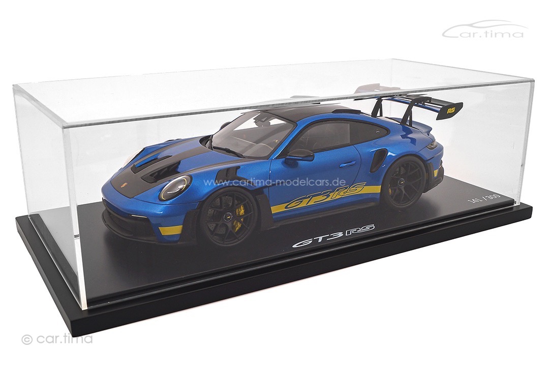 Porsche 911 (992) GT3 RS Sonderwunsch Saphirblau Spark 1:18 MAP05870024