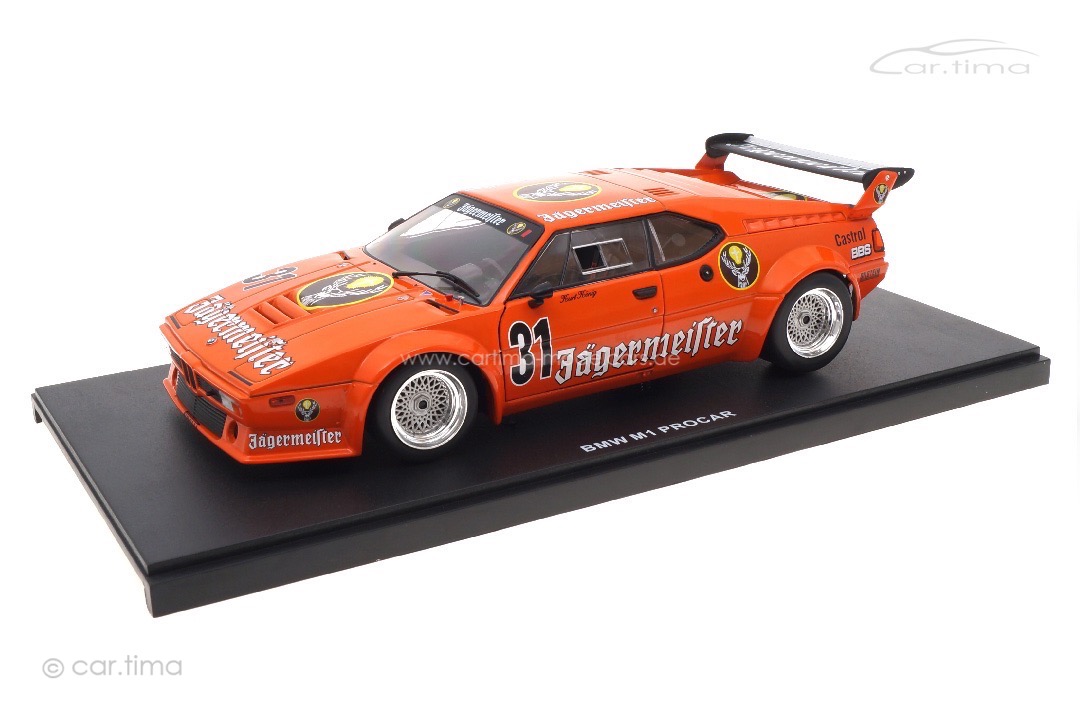 BMW M1 Procar Jägermeister DRT Nürburgring 1982 Kurt König Werk83 1:18 W1803002 BMW M1 Procar Jägermeister DRT Nürburgring 1982 Kurt König Werk83 1:18 W1803002