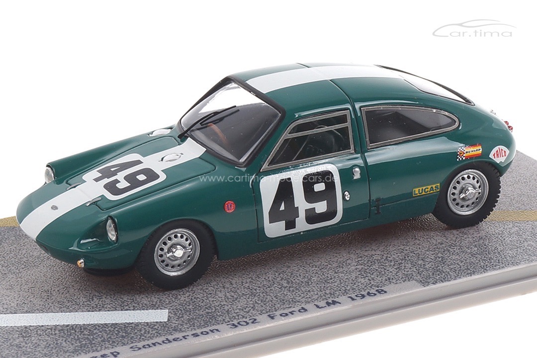 Deep Sanderson 302 Ford 24h Le Mans 1968 Lawrence/Wingfield Bizarre 1:43 BZ405 Deep Sanderson 302 Ford 24h Le Mans 1968 Lawrence/Wingfield Bizarre 1:43 BZ405