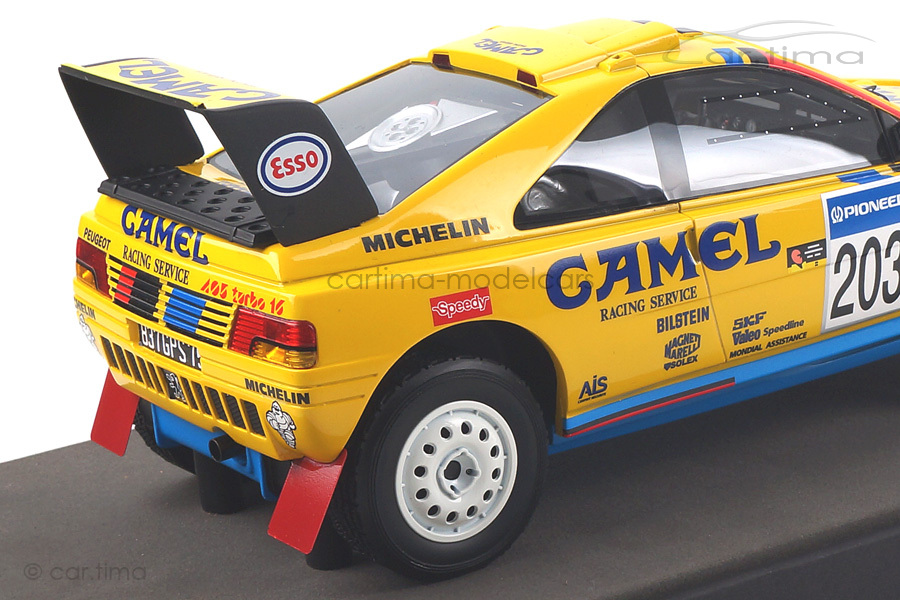 Peugeot 405 GT T-16 Winner Paris Dakar 1990 Vatanen/Berglund Top Marques 1:18 TMPD-03A Peugeot 405 GT T-16 Winner Paris Dakar 1990 Vatanen/Berglund Top Marques 1:18 TMPD-03A