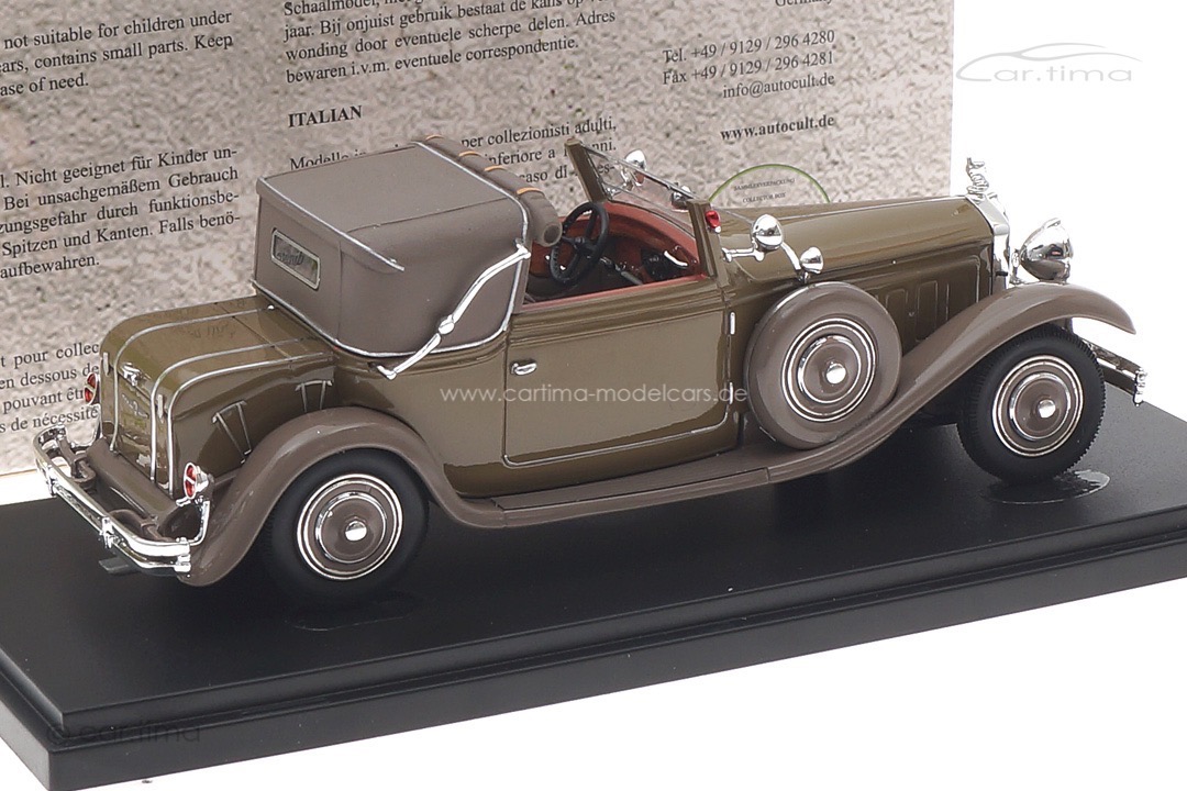 Minerva Al Three Position Cabriolet Van den Plas 1930 autocult 1:43 02030 Minerva Al Three Position Cabriolet Van den Plas 1930 autocult 1:43 02030