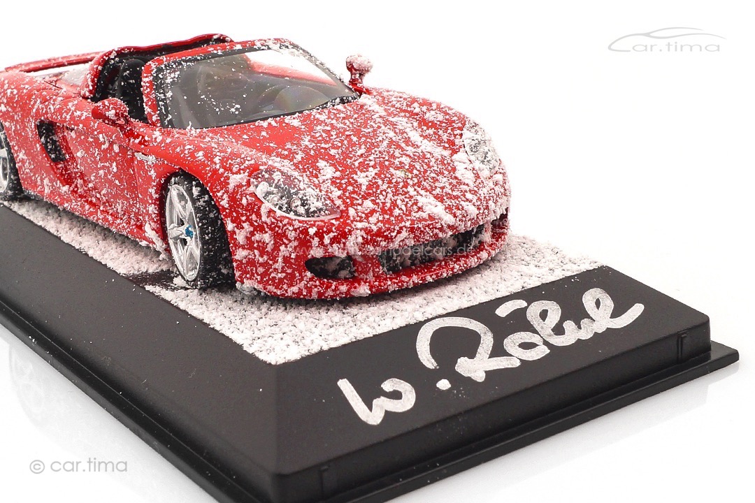 Porsche Carrera GT Drift into 2026 Originalsignatur Walter Röhrl Minichamps car.tima CUSTOMIZED 1:43