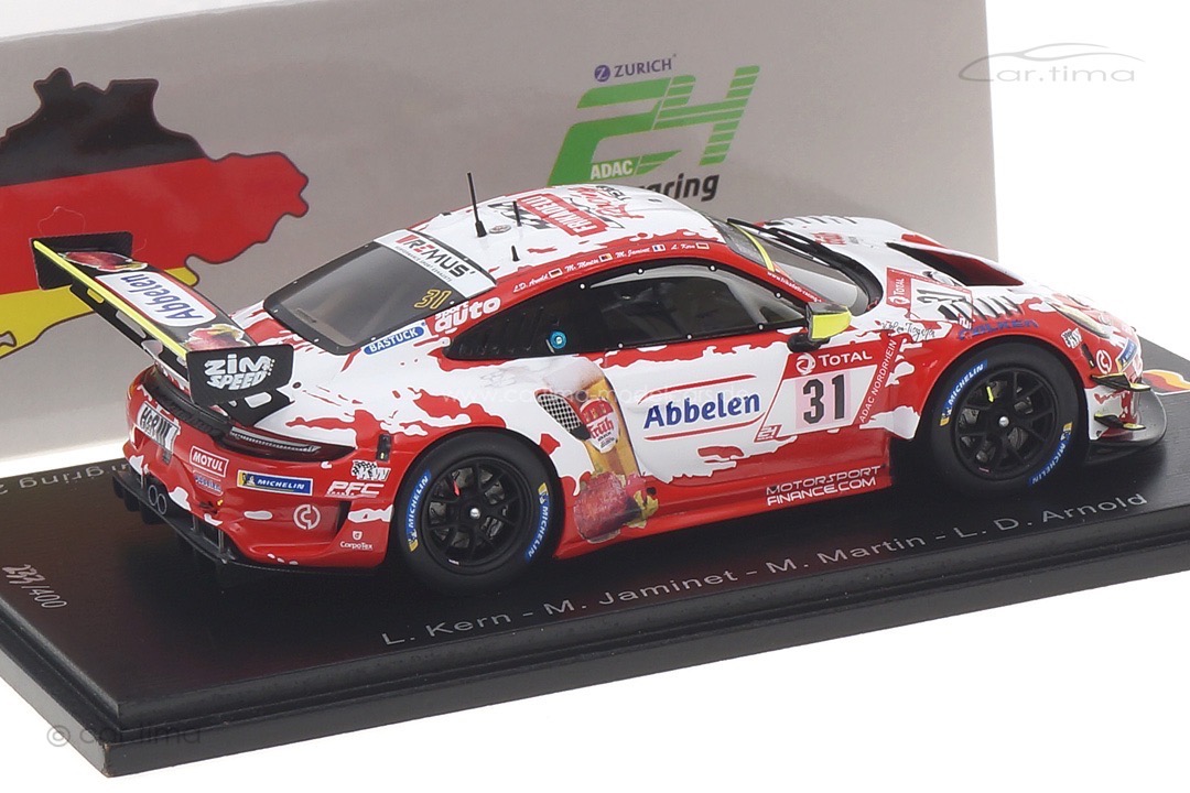 Porsche 911 GT3 R 24h Nürburgring 2020 Arnold/Jaminet/Kern/Martin Spark 1:43 SG686