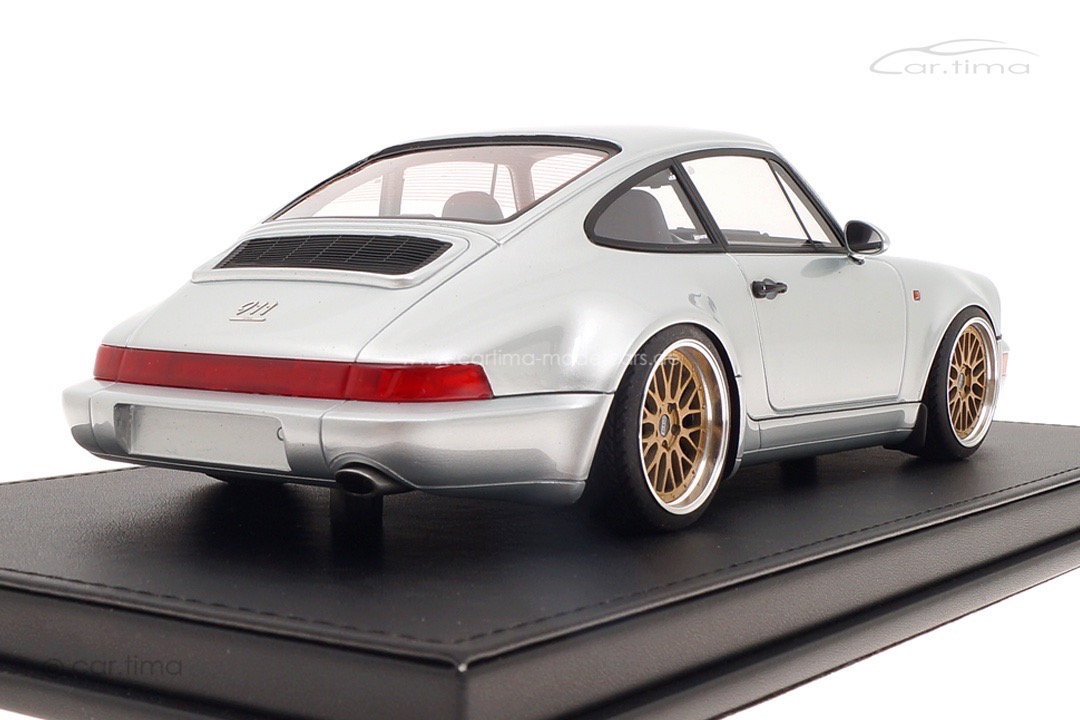 Porsche 911 (964) Carrera 30 Jahre Jubi Polarsilber 19" BBS Alu-Felgen car.tima CUSTOMIZED 1:18 Porsche 911 (964) Carrera 30 Jahre Jubi Polarsilber 19" BBS Alu-Felgen car.tima CUSTOMIZED 1:18