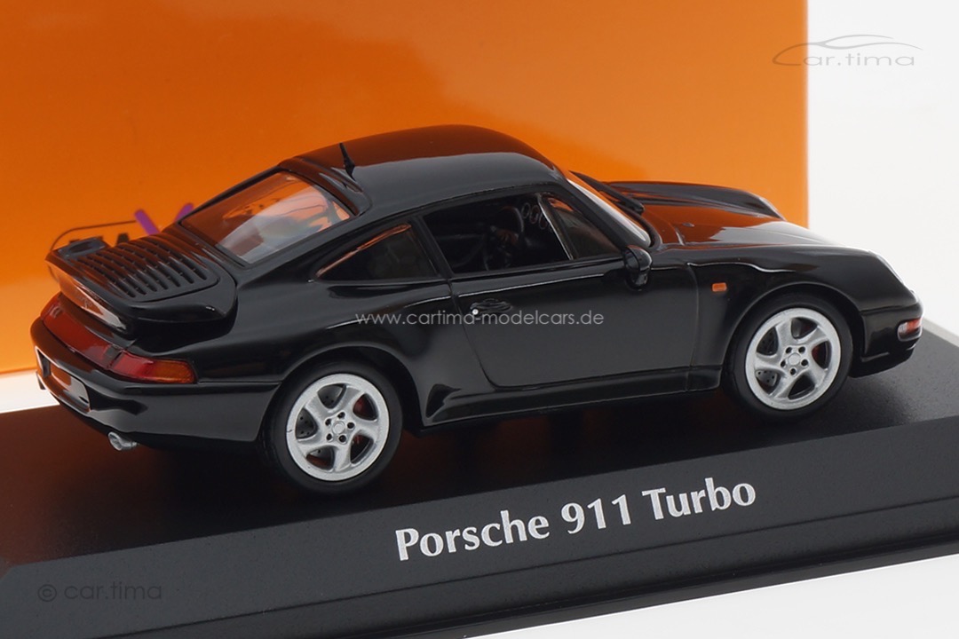 Porsche 911 (993) Turbo schwarz Minichamps 1:43 940069204 Porsche 911 (993) Turbo schwarz Minichamps 1:43 940069204